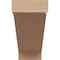 Ekena Millwork 4"W x 12"D x 8"H Classic Burlington Rough Cedar Woodgrain TimberThane Corbel, Primed Tan CORUR04X12X08BURRCPR - alternate 3